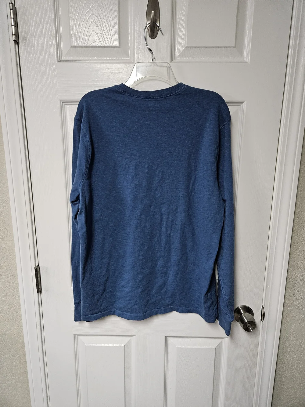 J. Crew Men’s Denim Blue Long-Sleeve Henley